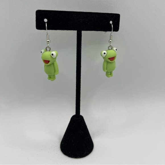 3 for $20 Happy Frog Acrylic Dangle Earrings “You Pick 3” - Picture 6 of 8